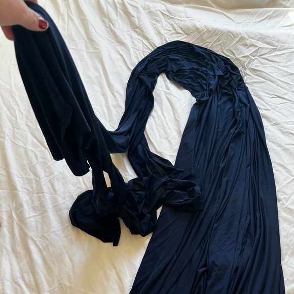 Henkaa Sakura Navy Blue Maxi Convertible Dress - Plus Size - Picture 6 of 6